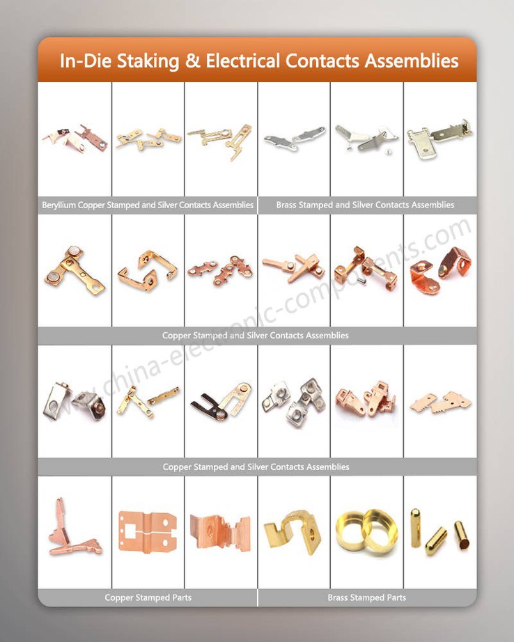 In-Die Staking and Copper Stamped Components In-Die Staking and Copper Stamped Components