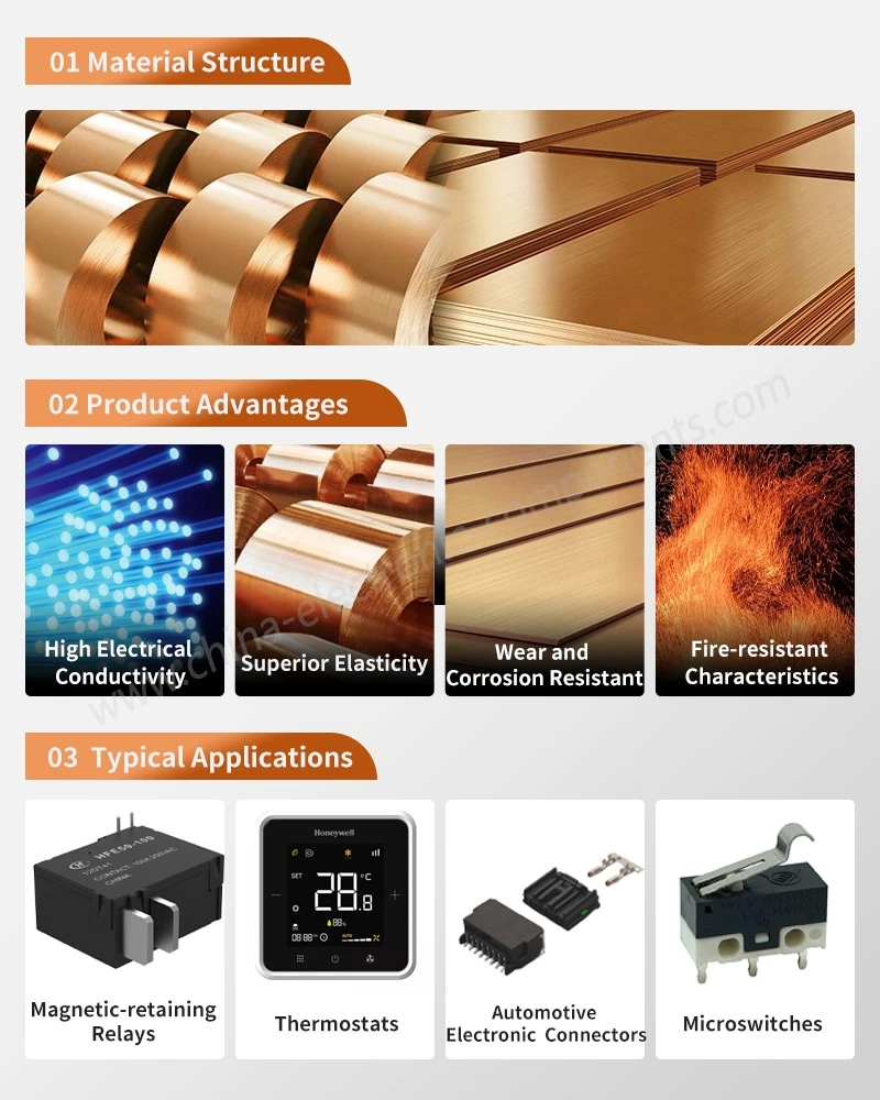 Material advantages of Beryllium Copper Strips for Stamping Parts Material advantages of Beryllium Copper Strips for Stamping Parts