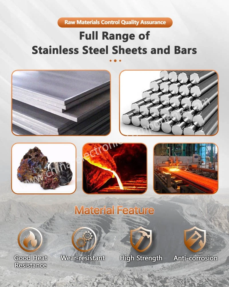 Full Range of Stainless Steel Sheets and Bars for Distribution Cabinets for Data Centers Full Range of Stainless Steel Sheets and Bars for Distribution Cabinets for Data Centers