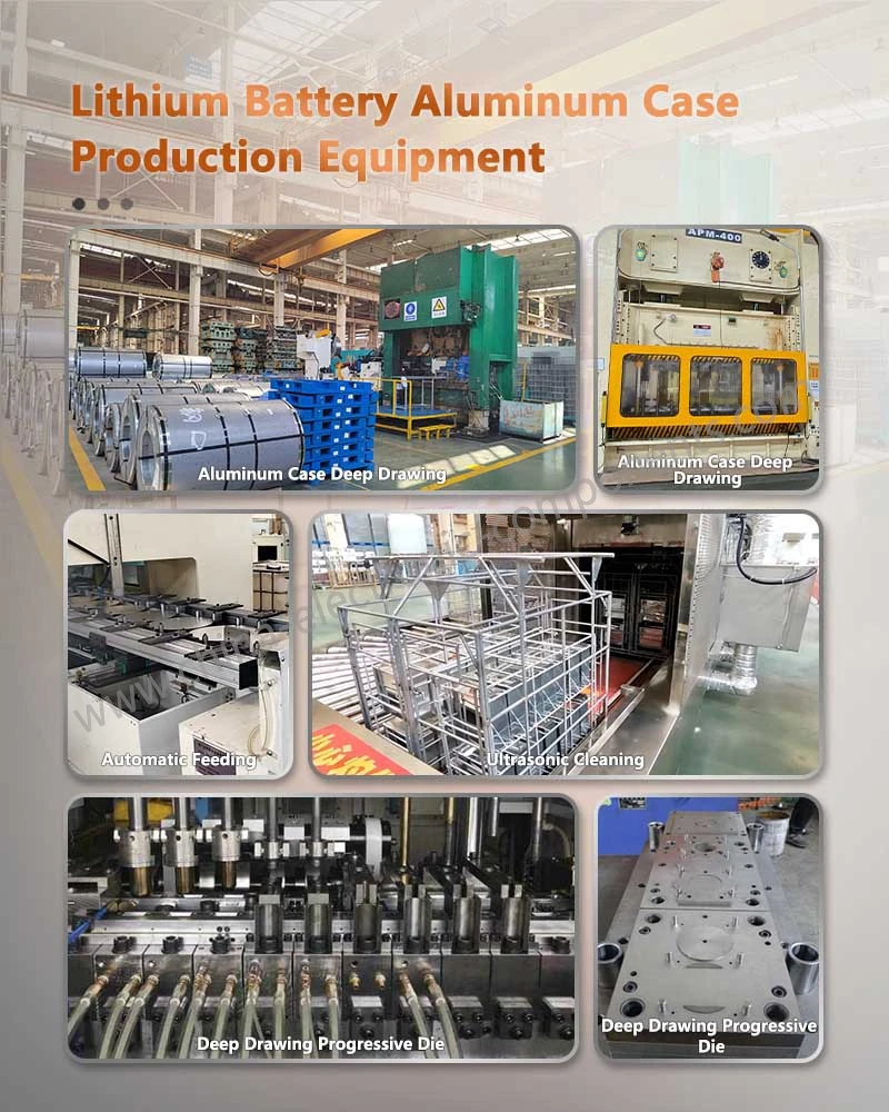 Aluminum shell for lithium ion prismatic cell Production Equipment Aluminum shell for lithium ion prismatic cell Production Equipment