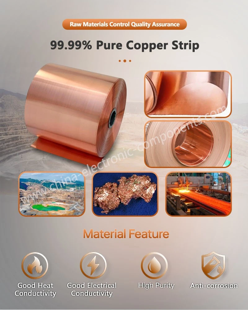 9999 Pure Copper Strip for Flexible Copper Busbar For Resistance Welder 9999 Pure Copper Strip for Flexible Copper Busbar For Resistance Welder