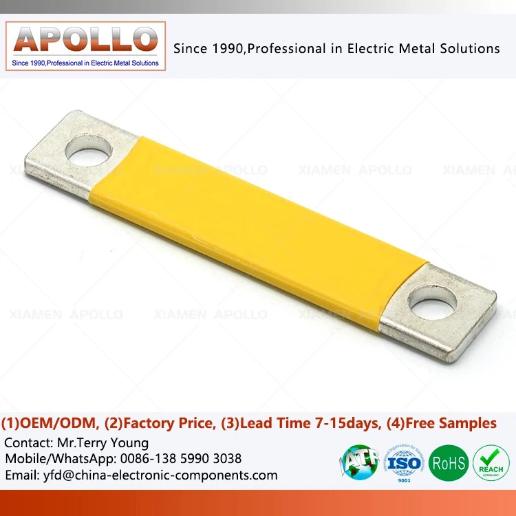 Copper Busbar with Heat Shrink Tube Insulation