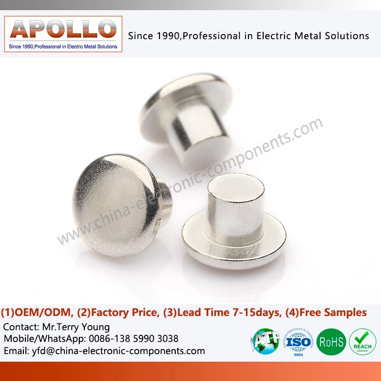 Silver contacts for Breaker