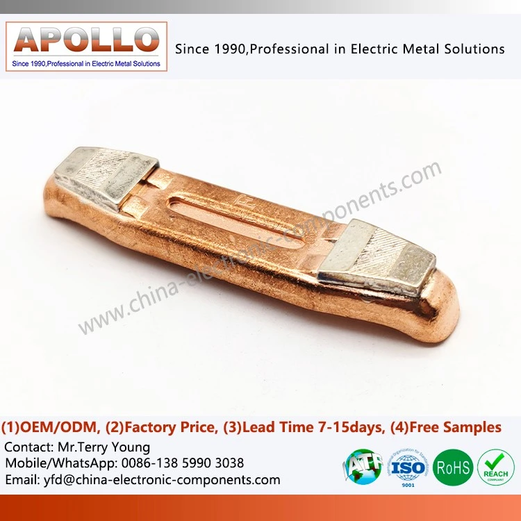 Silver Contact Welded To Copper Stamps factory