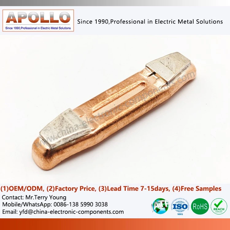 Silver Contact Welded To Copper Stamps suppliers
