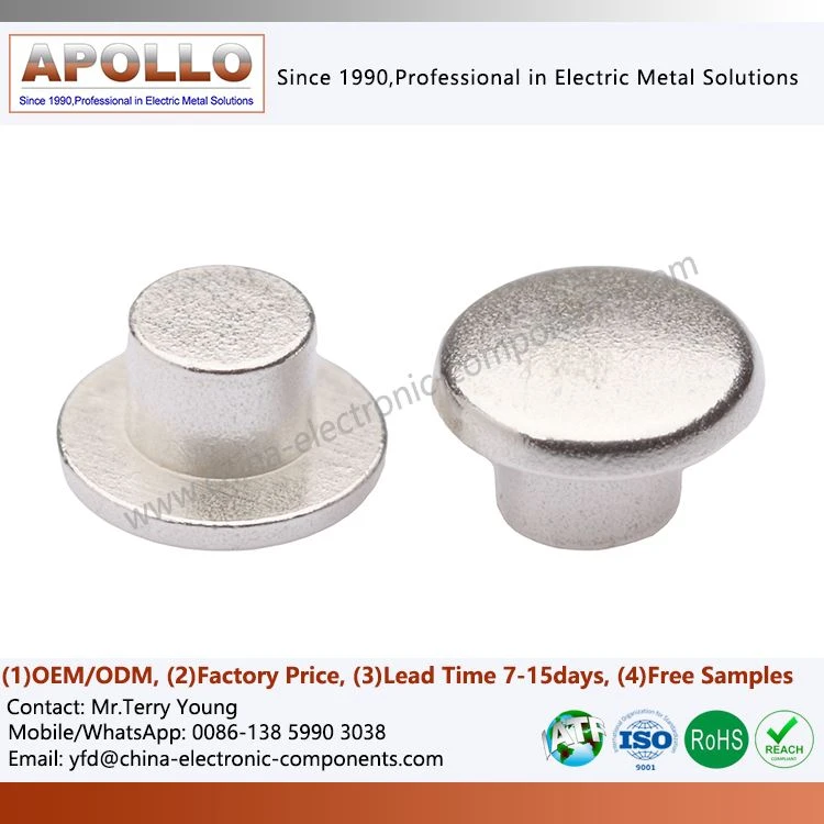 Solid Silver Contact Rivet